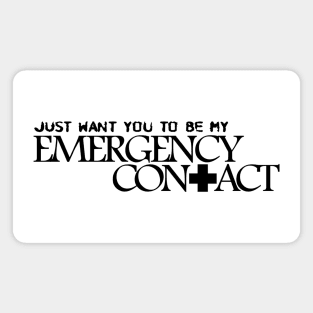 Emergency Contact Magnet